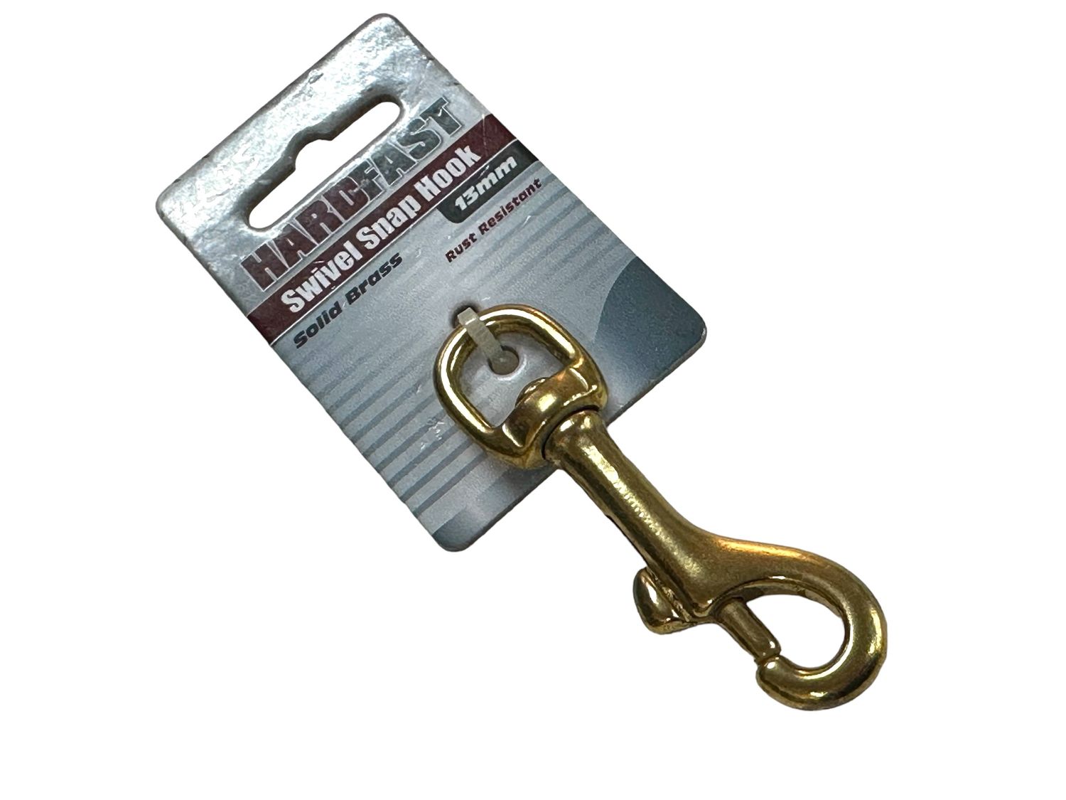 13mm Snap Hook Brass 1/2” D Ring