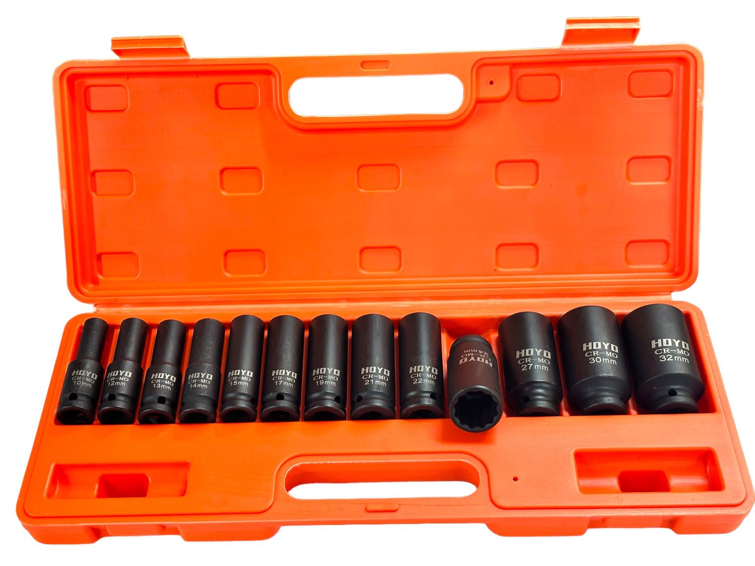 13Pc Deep Impact Socket Set