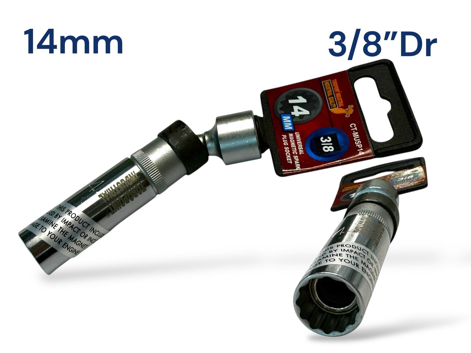 14mm Spark Plug Socket TP 3/8" Dr