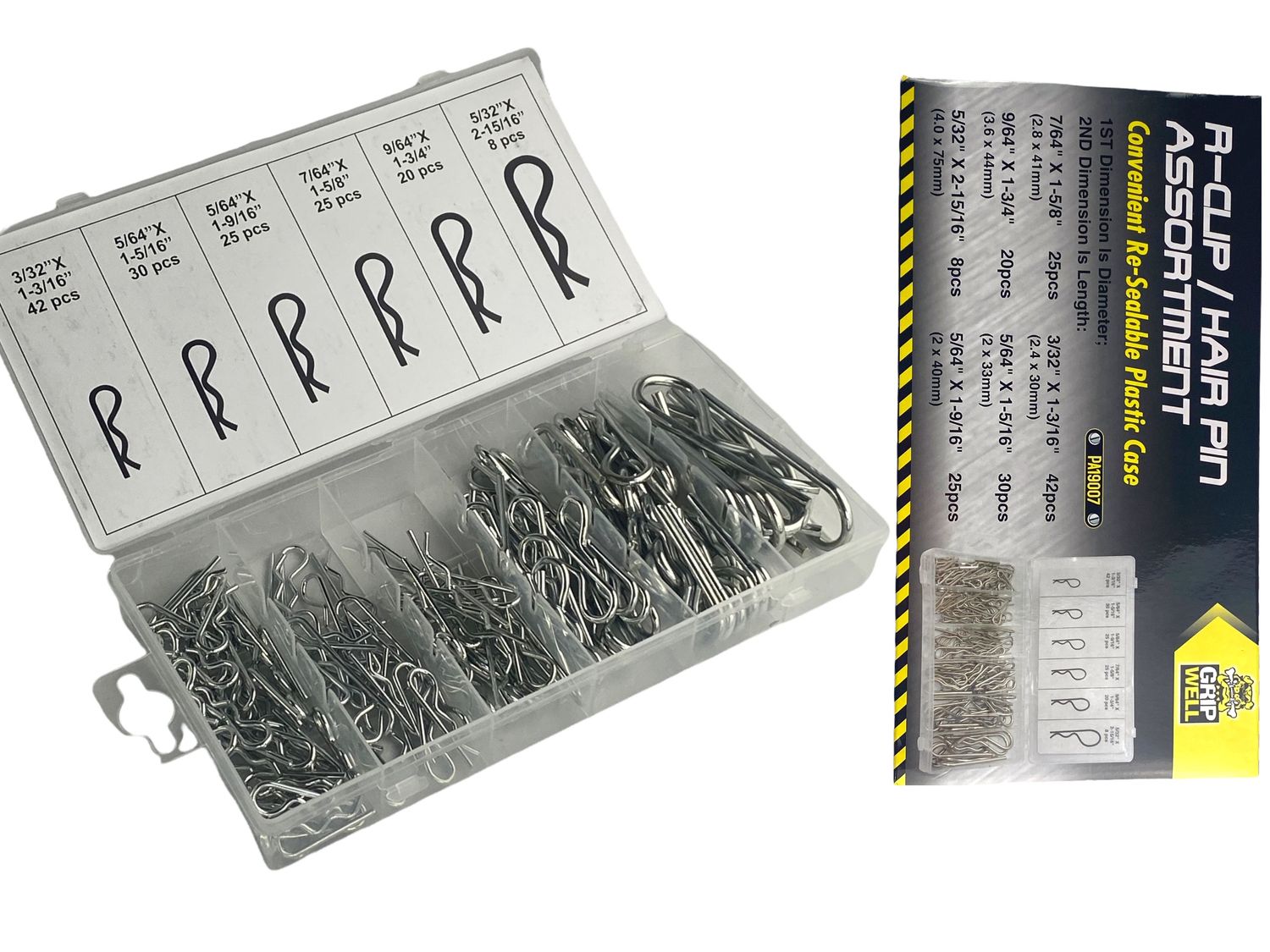 150 Piece R Clip assortment