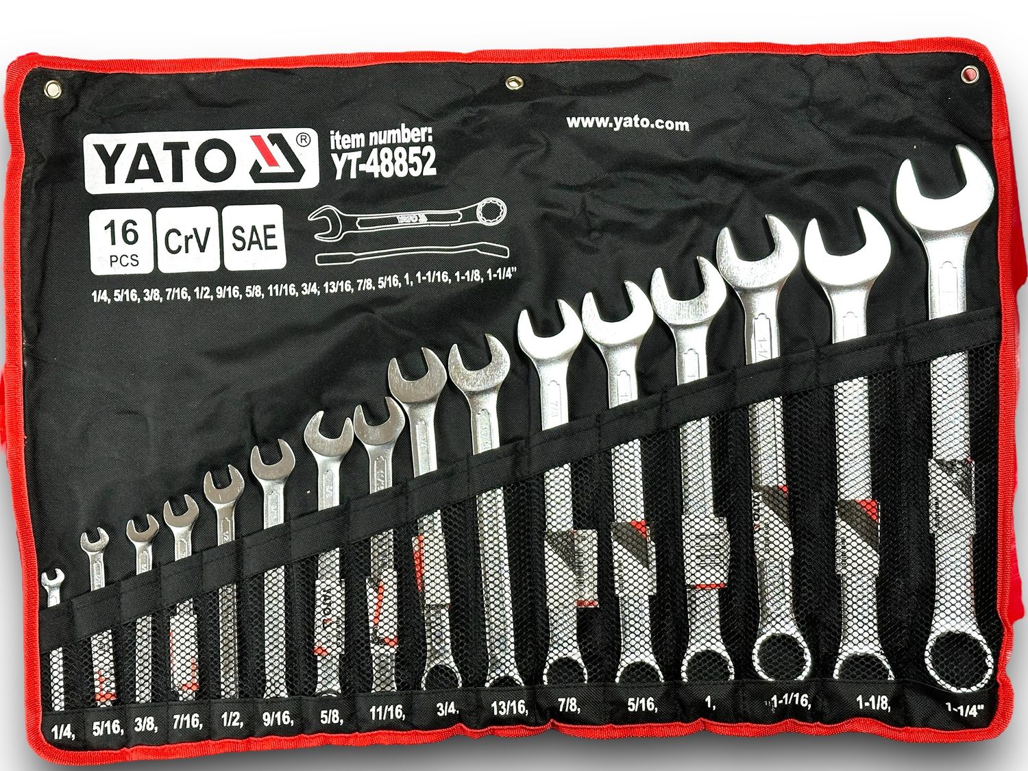 16 Piece Imperial Spanner Set