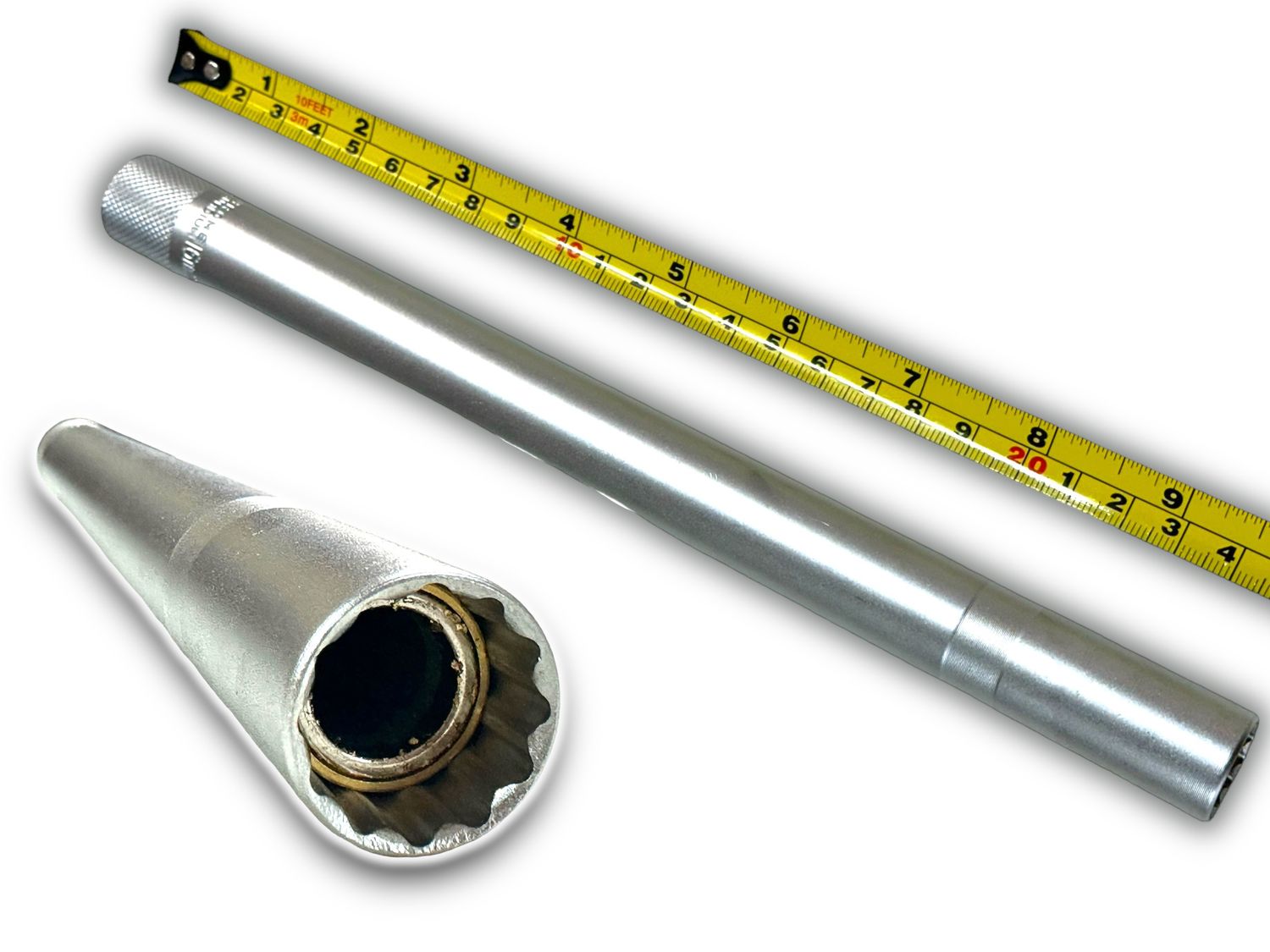 16mm Spark Plug Socket Extra Long 250mm 3/8” Dr