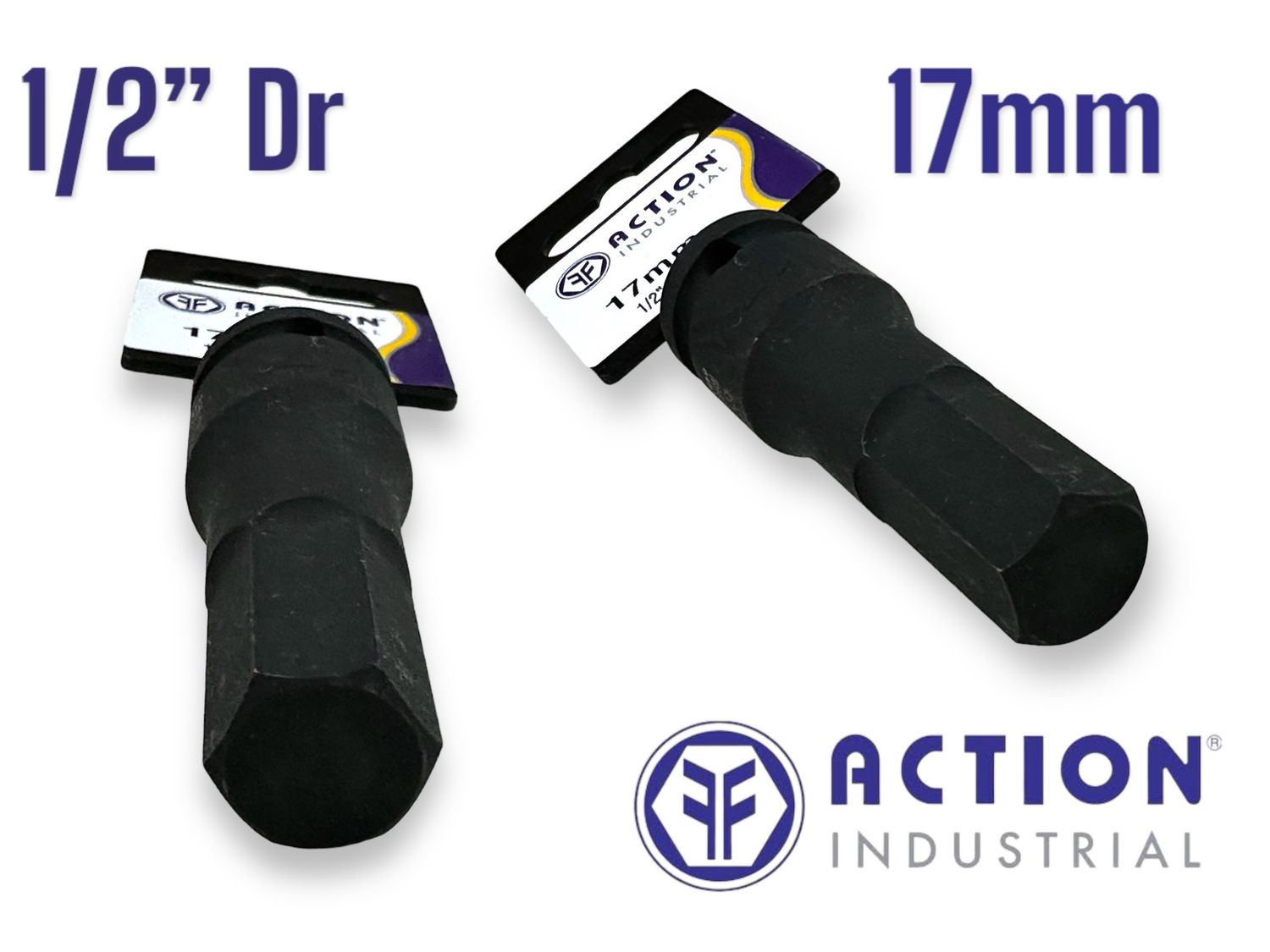 17mm Hex Socket 1/2" Dr Impact 75mm