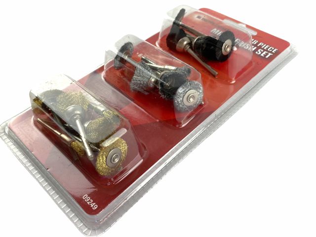 18 Piece Mini Wire Brush set Rotary Tool