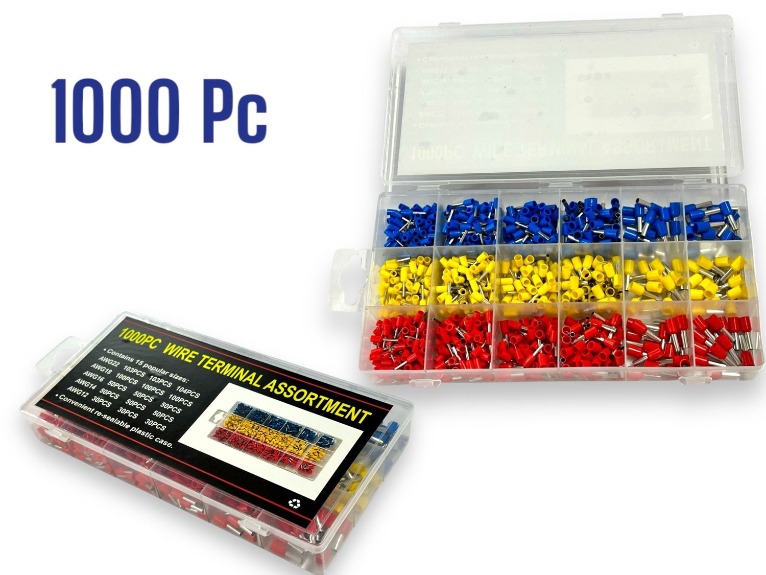1000 Pc Electrical Terminal Assortment