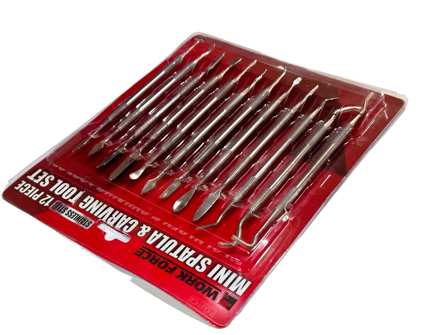 12 Pc SS Spatula Carving Tool Set