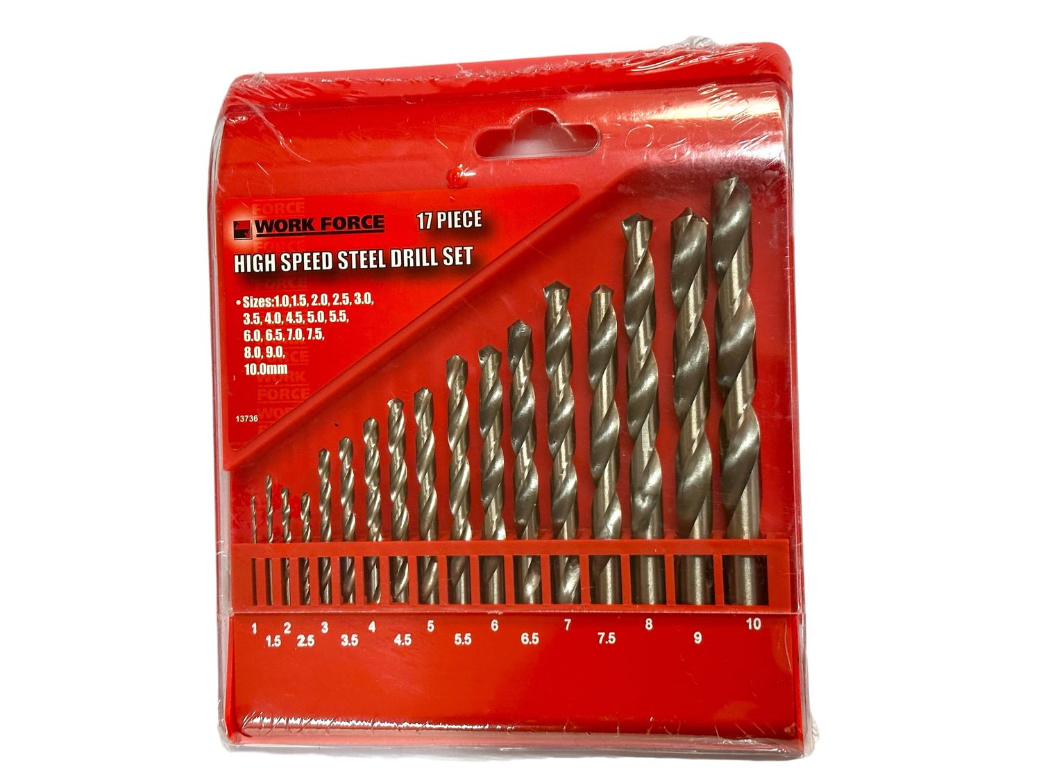 17Pc HSS Drill Bit Set Metric