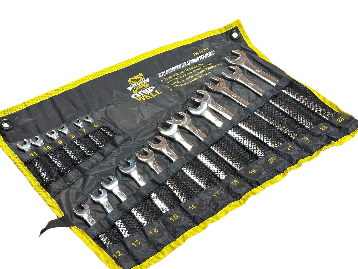 19 Piece Metric Spanner Set