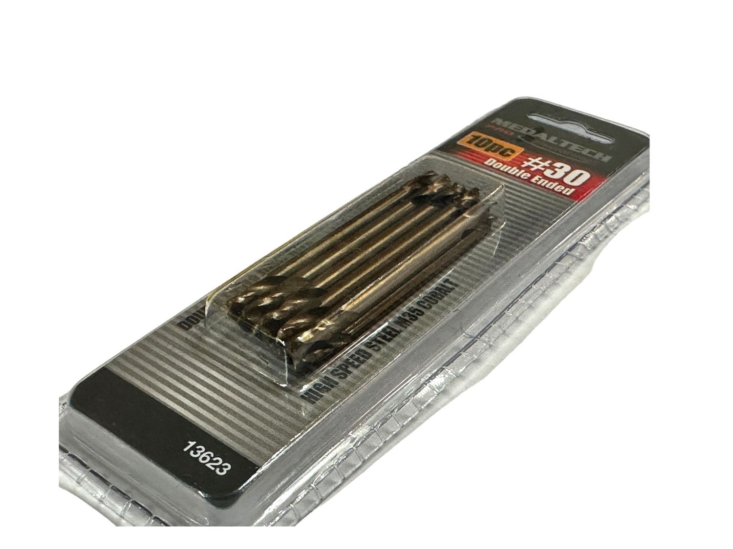 10Pc No.30 Double Ended HSS M35 Cobalt Drill Bits