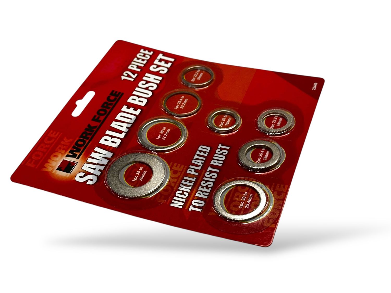 12 Piece Saw Blade Bush Assortment
