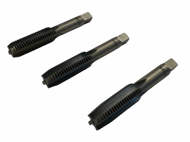 14mm x 2mm 3Pc Tap Set