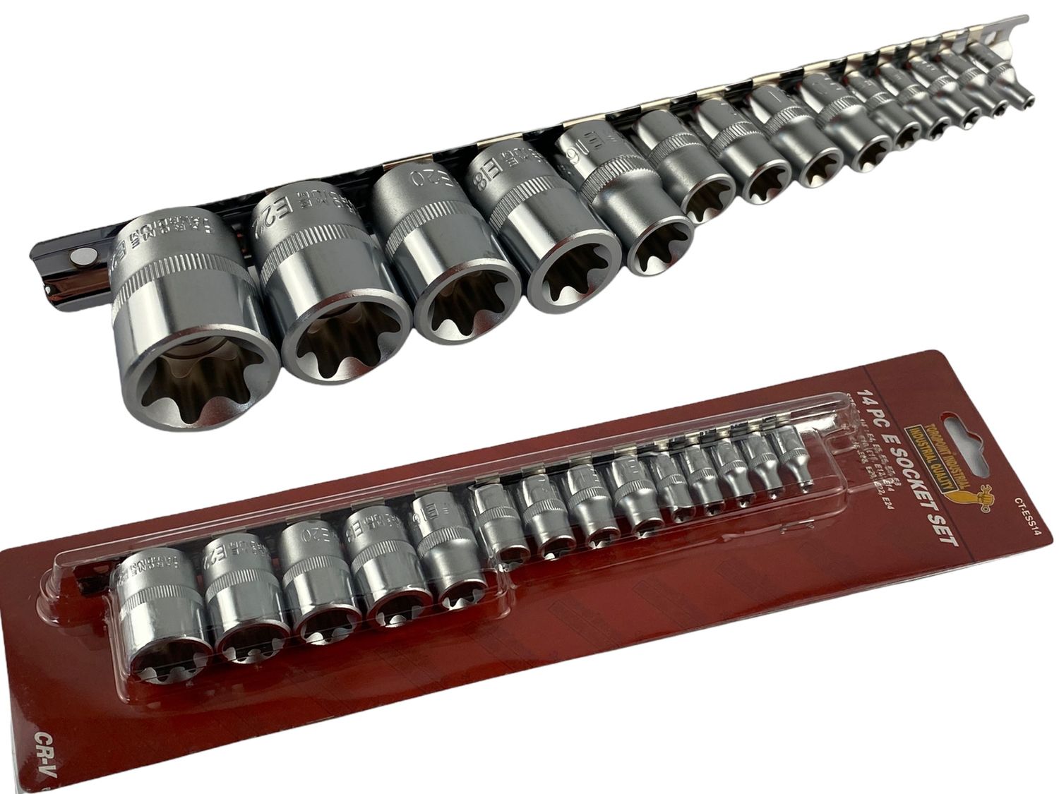 14Pc Star Socket Set E Torx