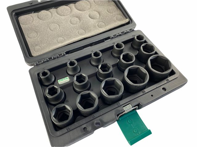 15Pc Socket Set 1/2" Dr Impact