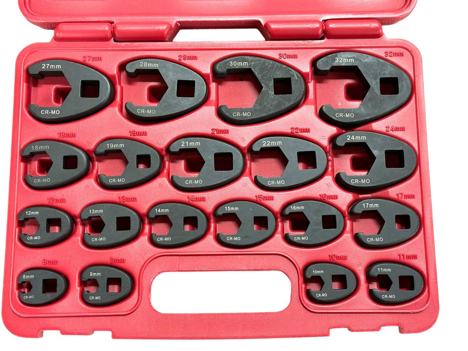19 Piece Crows Foot Set Metric 3/8” and 1/2” Drive