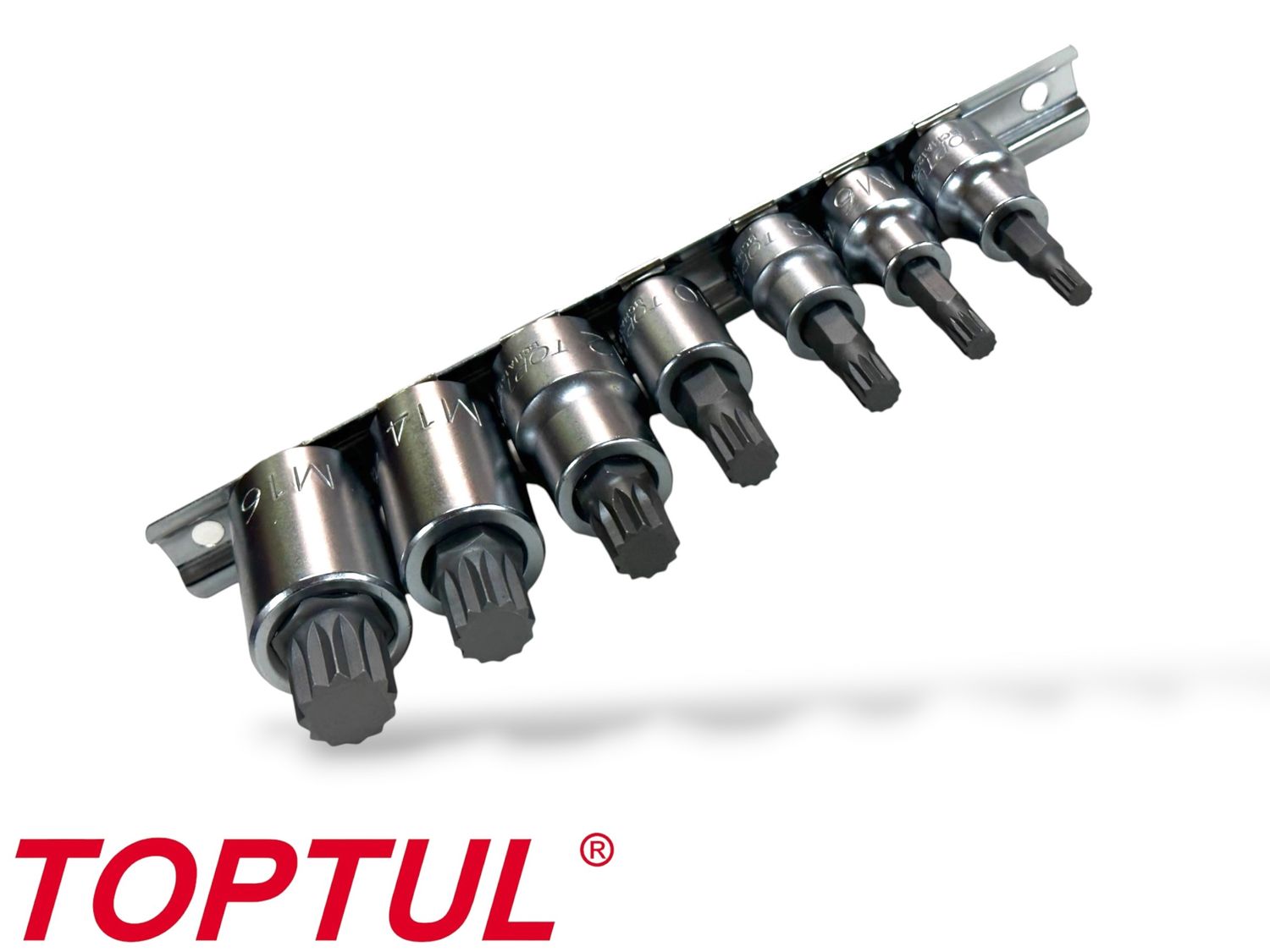 3/8" &amp; 1/2" 7Pc Spline Socket Set