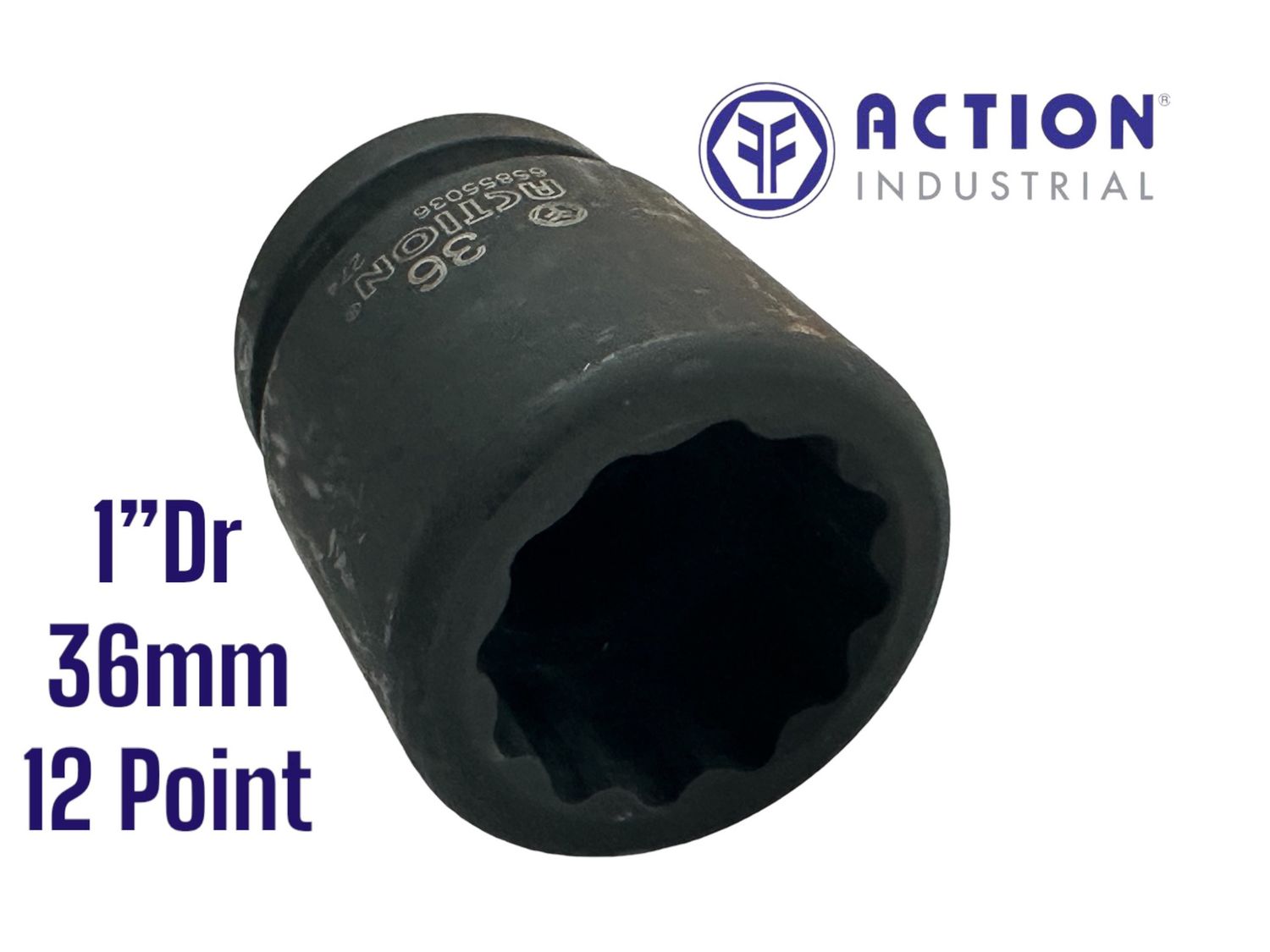 36mm Impact Socket 12POINT ACTION TOOLS