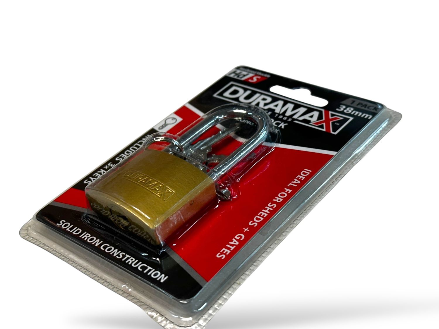 38mm Padlock Long Shaft