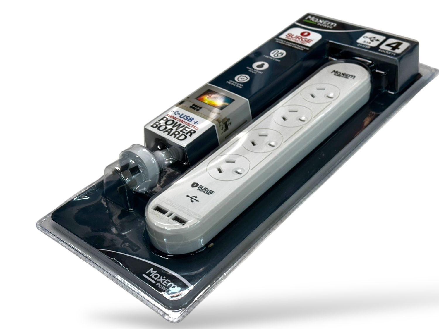 4 Socket + 2 USB Power Board