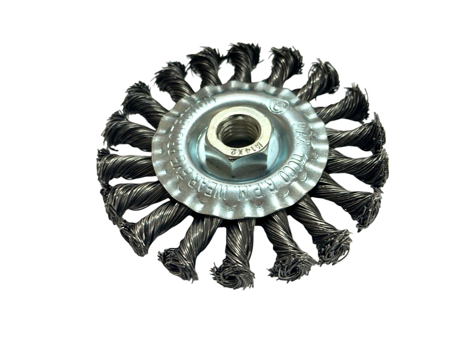 4" Wire Wheel Knotted