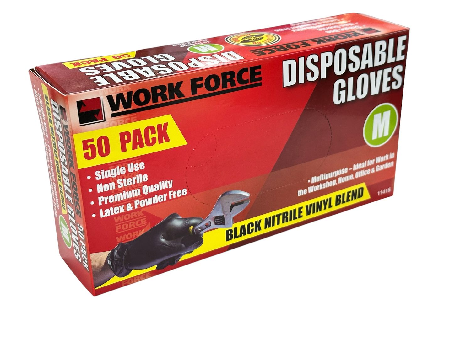 50Pc Medium Disposable Gloves
