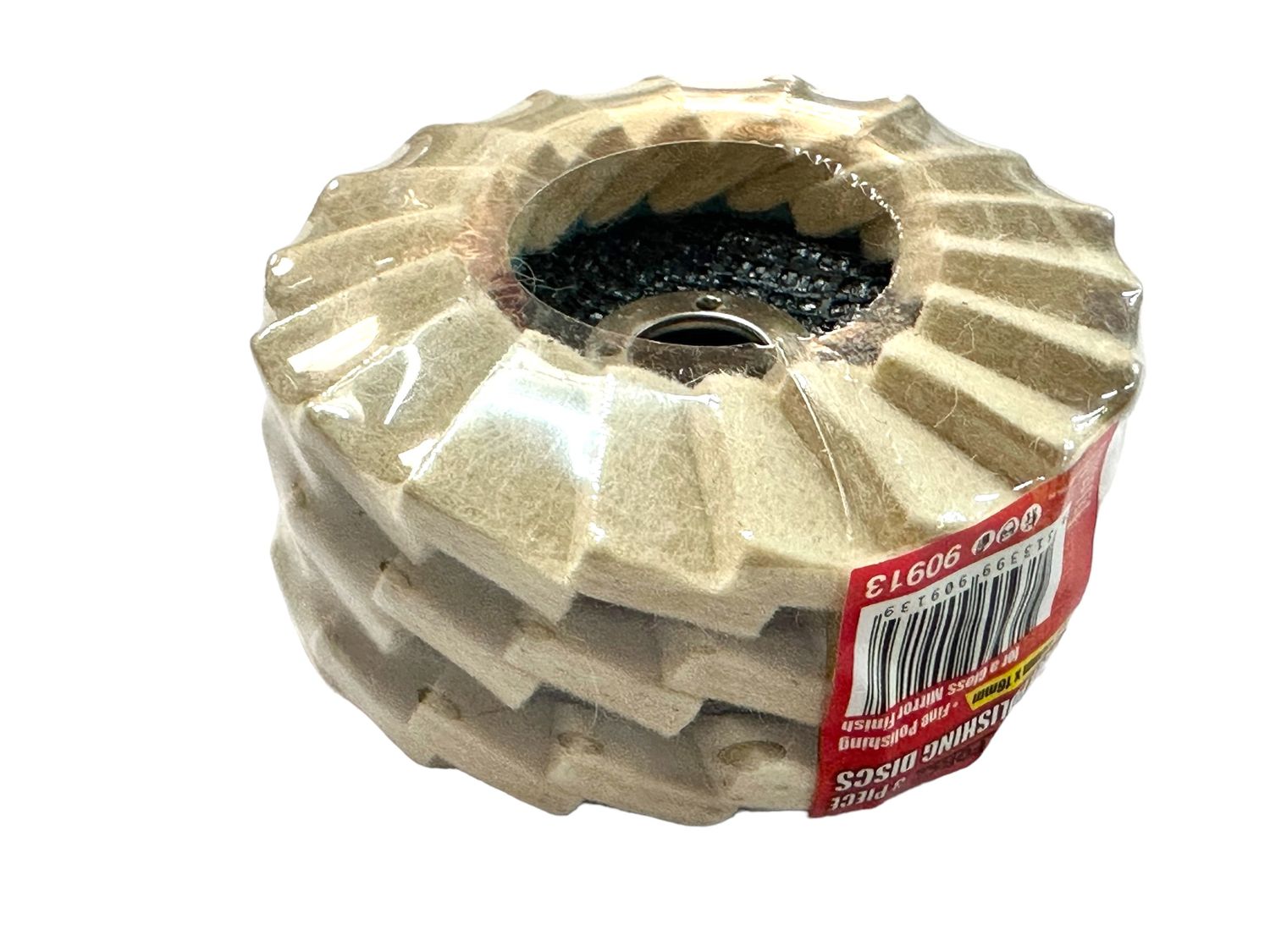 4” (100mm) Felt Polishing Disc 3 Piece