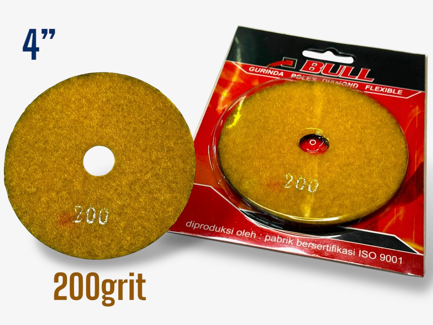 4" Polishing Disk 200grit