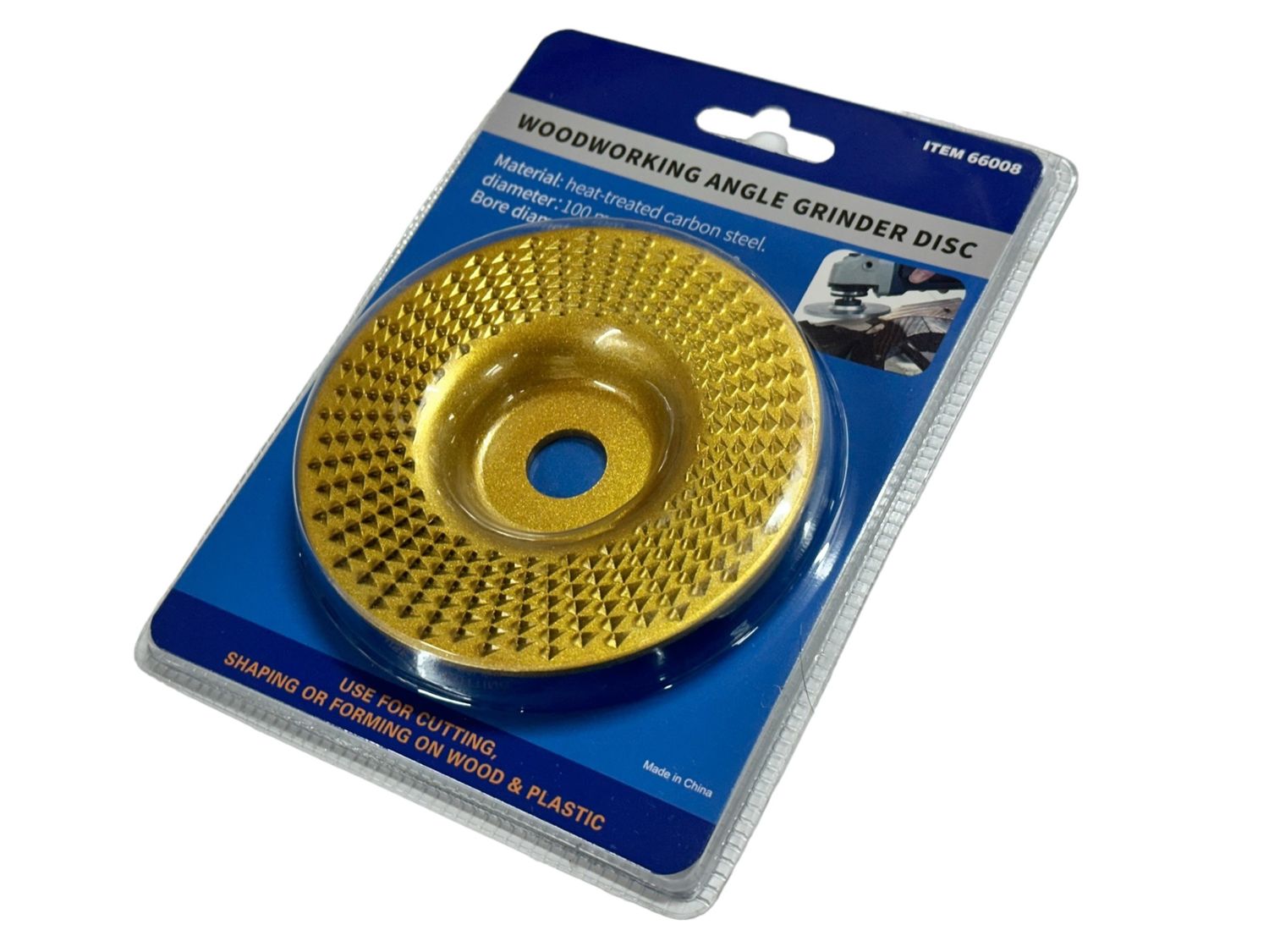 4” Wood Angle Grinder Disk Rasp