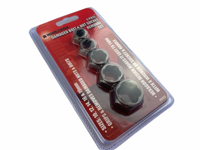 5 Piece Twist Nut Sockets