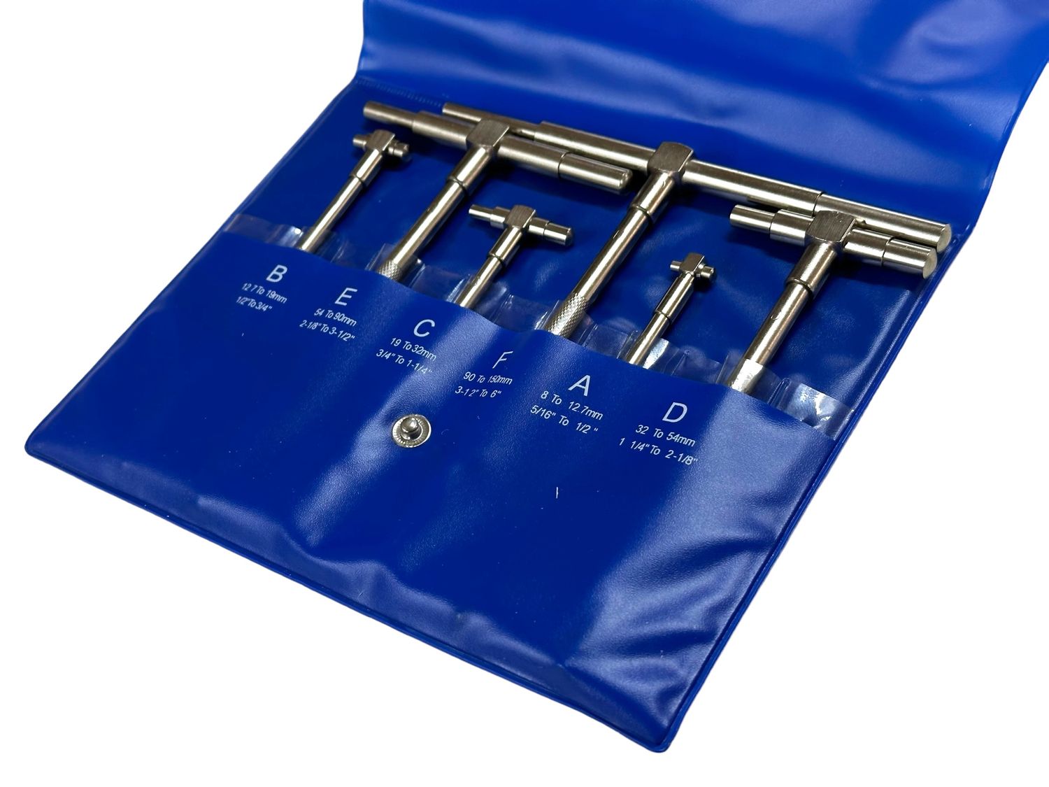 6 Pc Telescoping Gages Gauge Set 5/16” - 6”