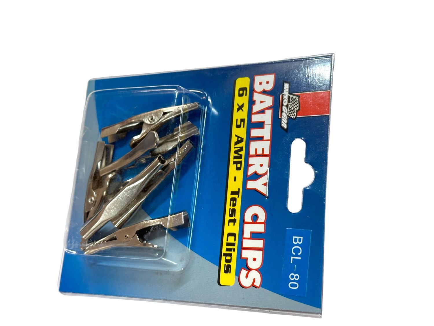 6 x 5AMP 50MM Alligator Electrical Clips