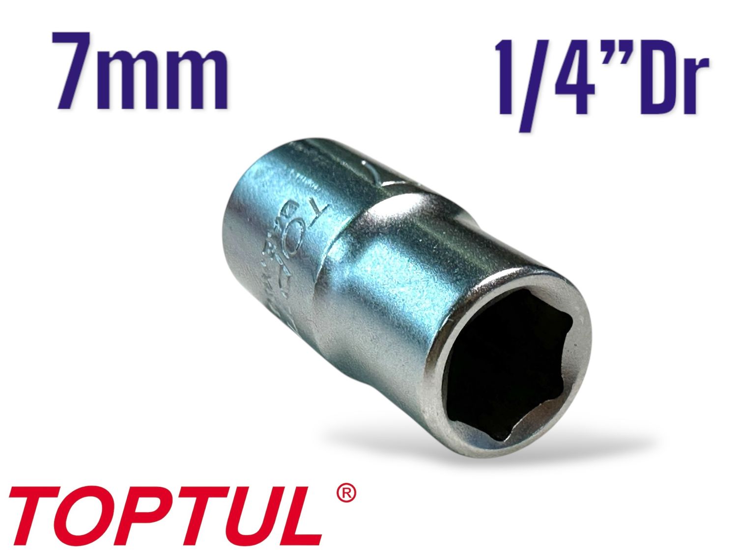 7mm Socket 1/4"Dr
