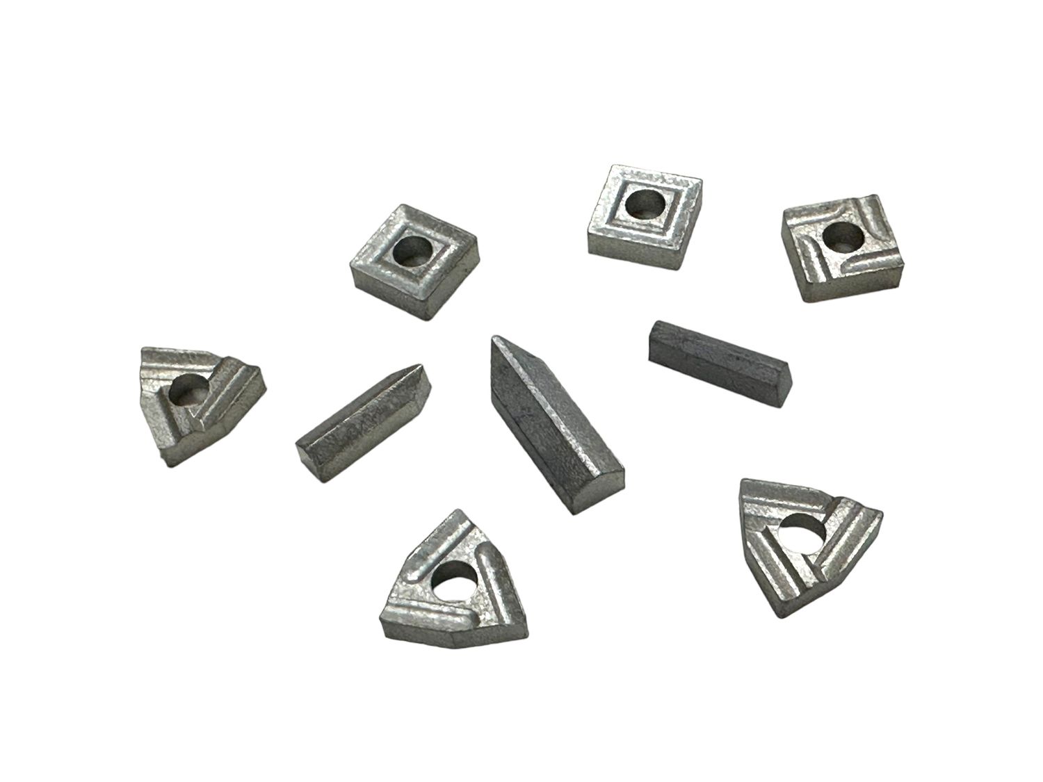 9 Piece Lathe Tool Tips Suit 12mm and 16mm