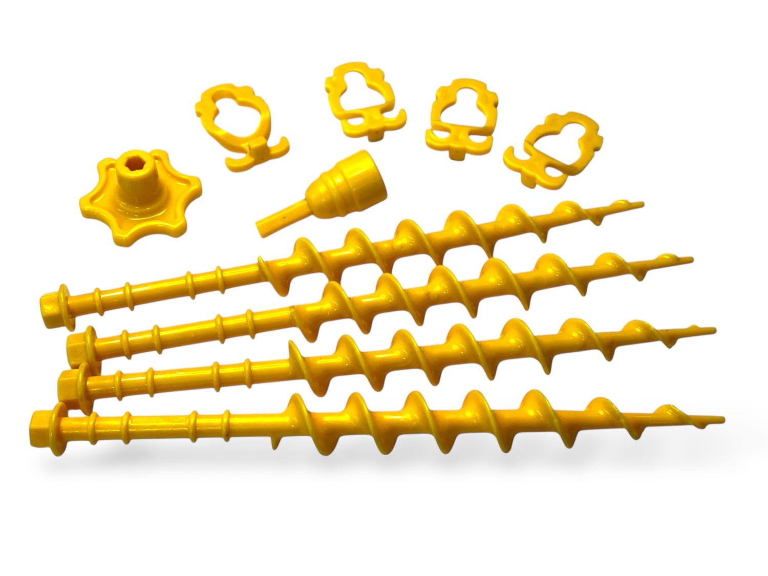 4Pc Tent Pegs Screw In