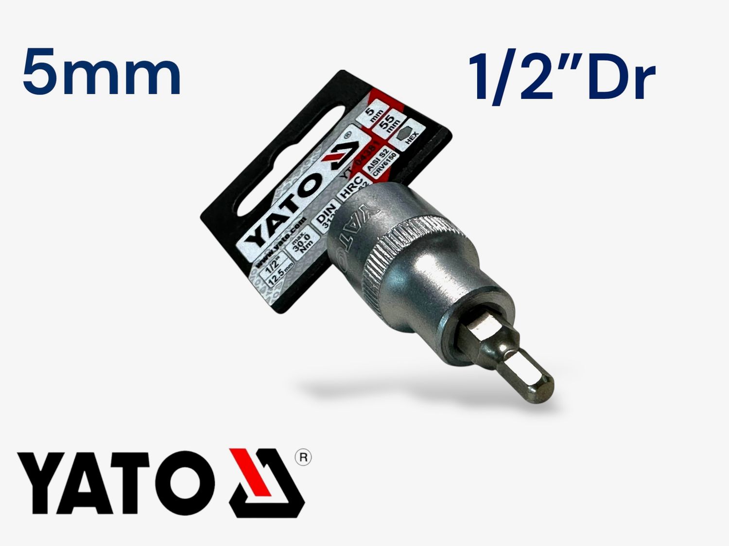 5mm Hex Socket 1/2"Dr