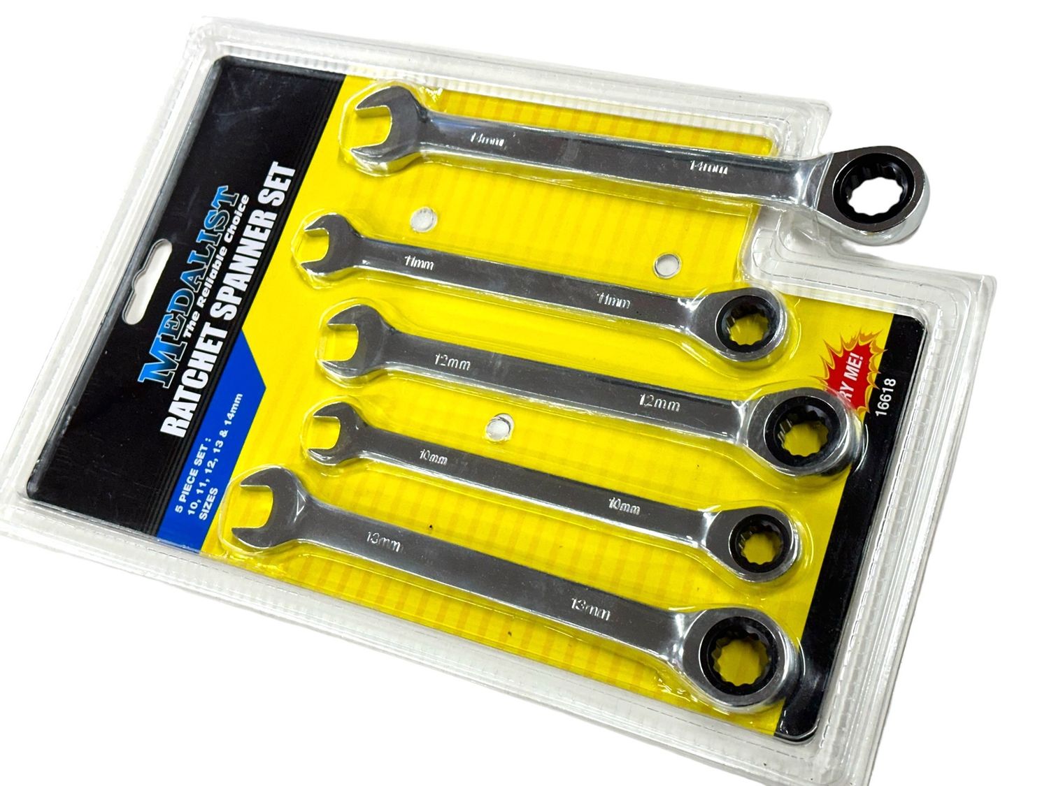 5Pc Ratchet Spanner Set
