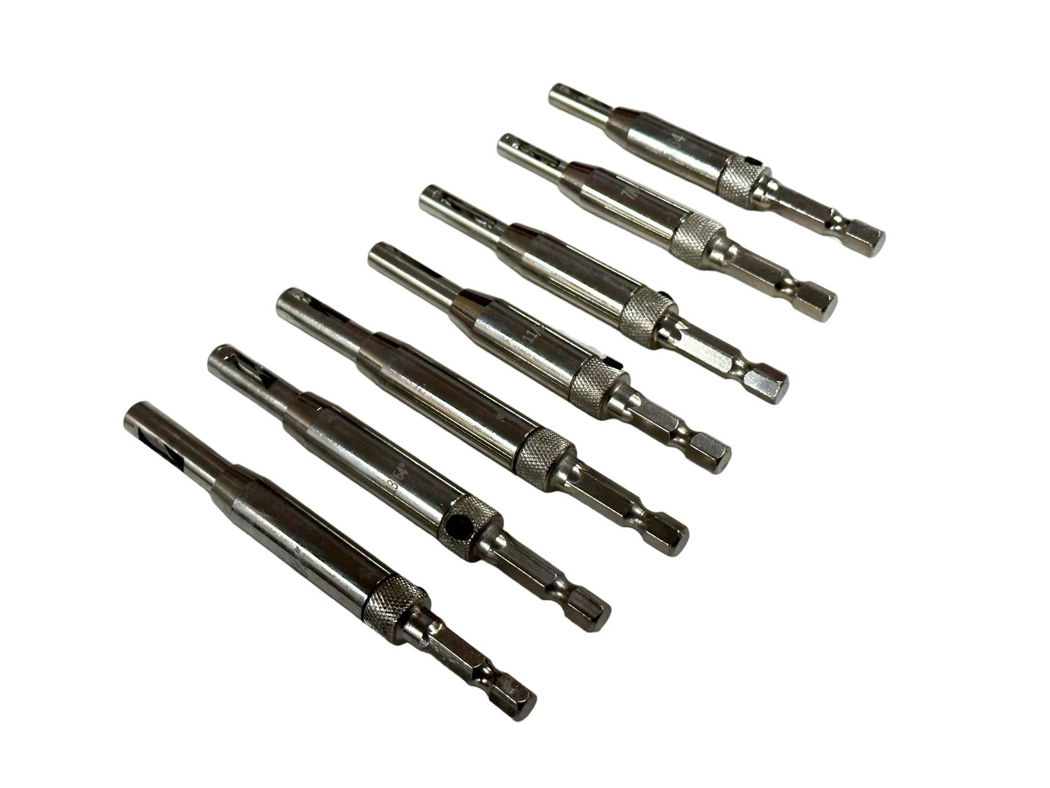 7 Piece Hinge Drill Bits