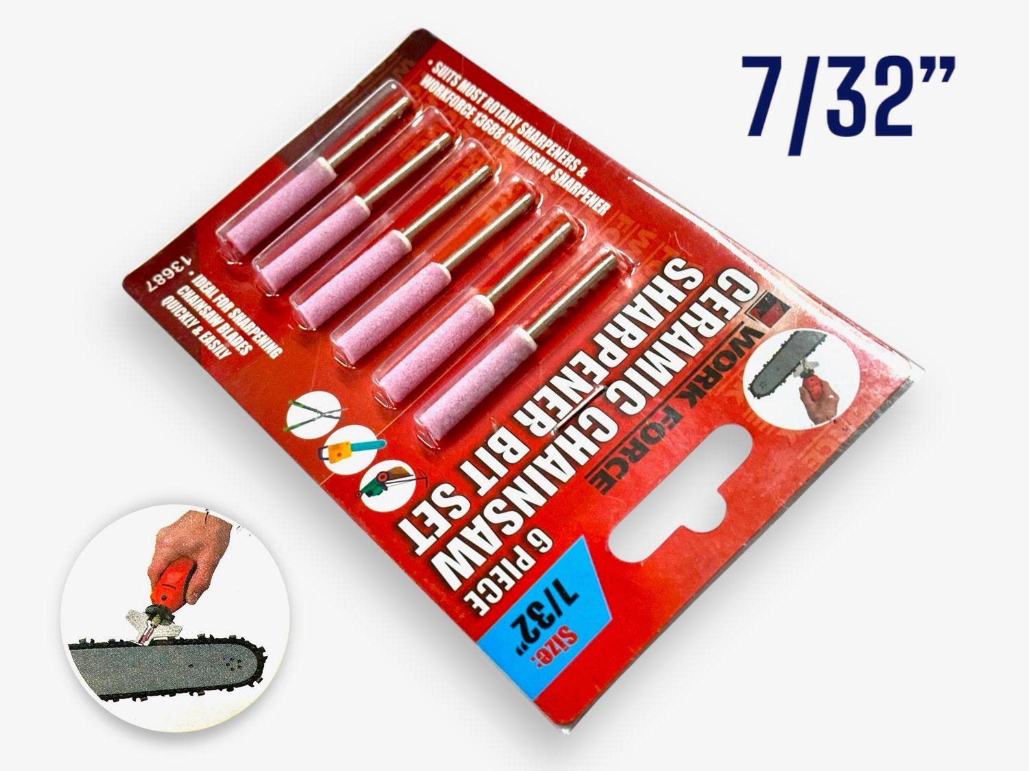 7/32" Chainsaw Sharpener Grinding Stones