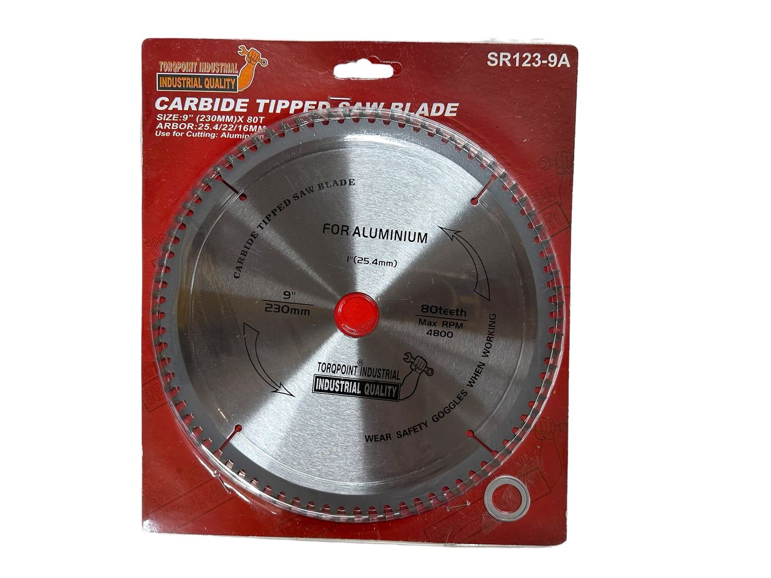 9” (230mm) 80 Teeth Aluminium Carbide Tipped Saw Blade Cutting