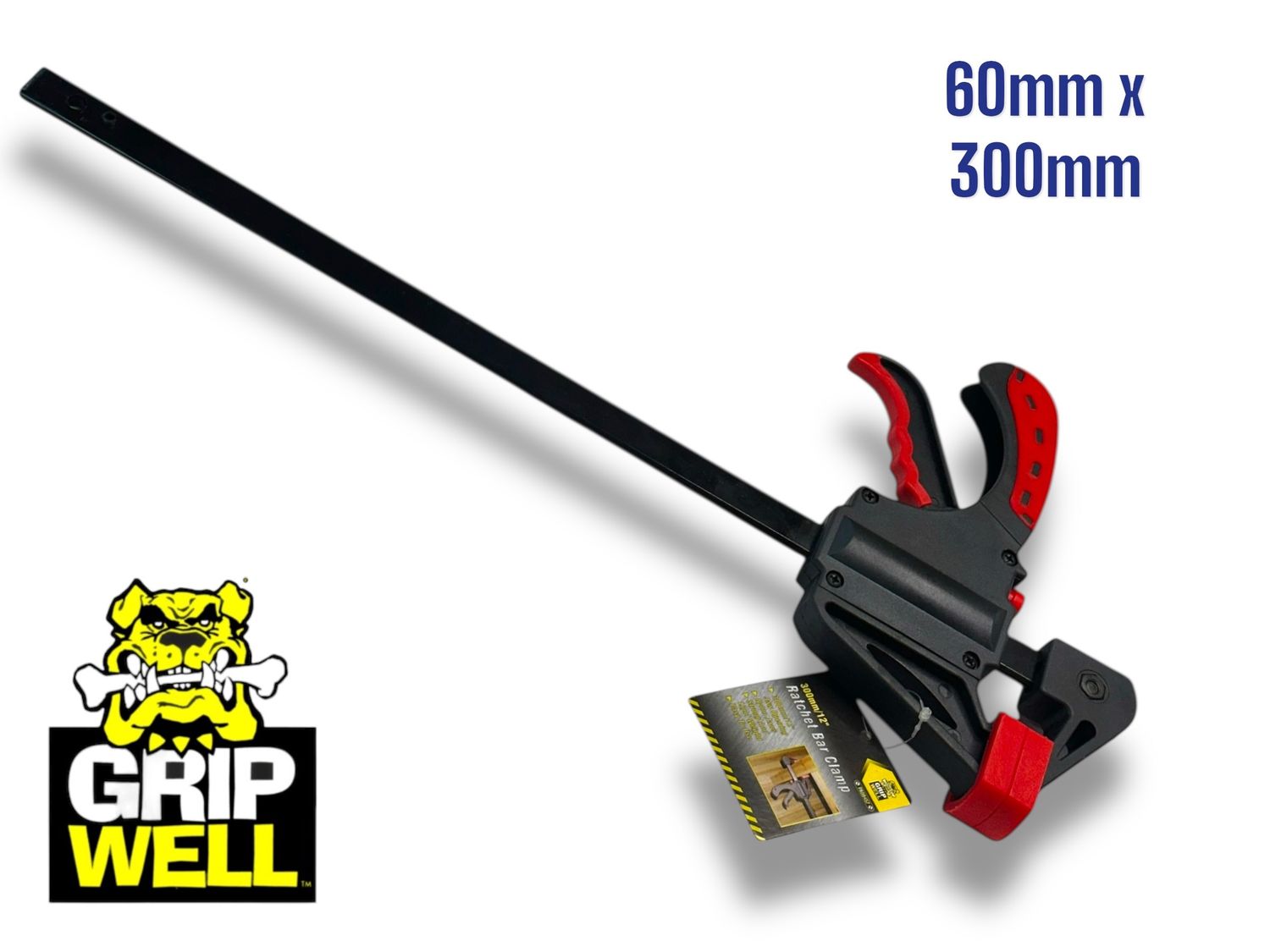 Bar Clamp Ratcheting 60mm x 300mm
