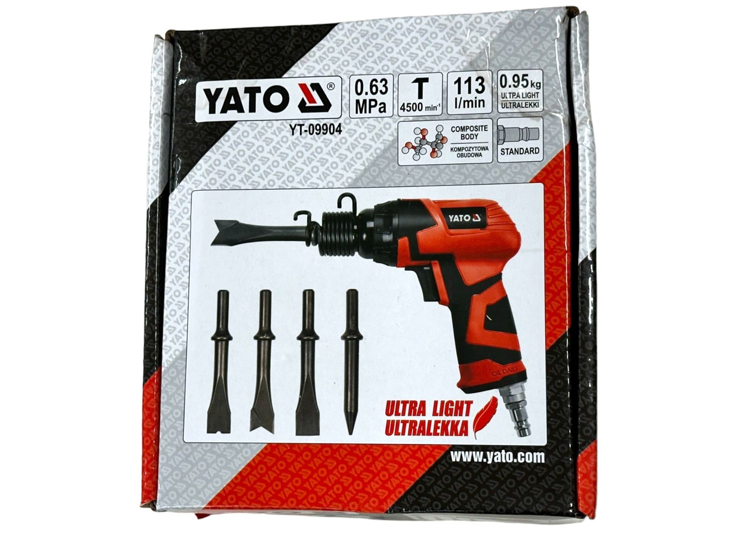 7Pc Air Hammer and Chisel Set
