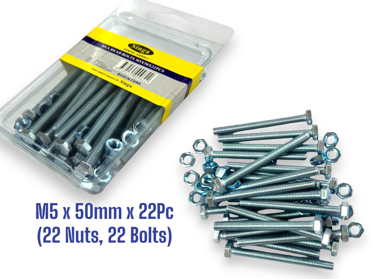 M10 x 50mm Nuts and Bolts