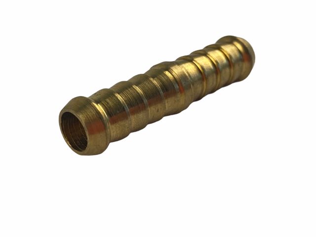 Air Hose Fitting Brass 3/8” Barbed Joiner