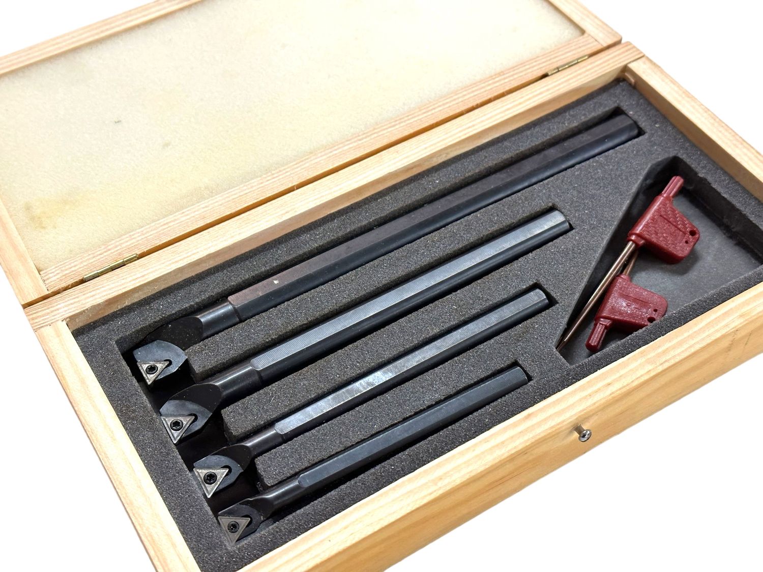 Boring Bar Set 4 Piece 8, 10, 12 and 16mm Indexable
