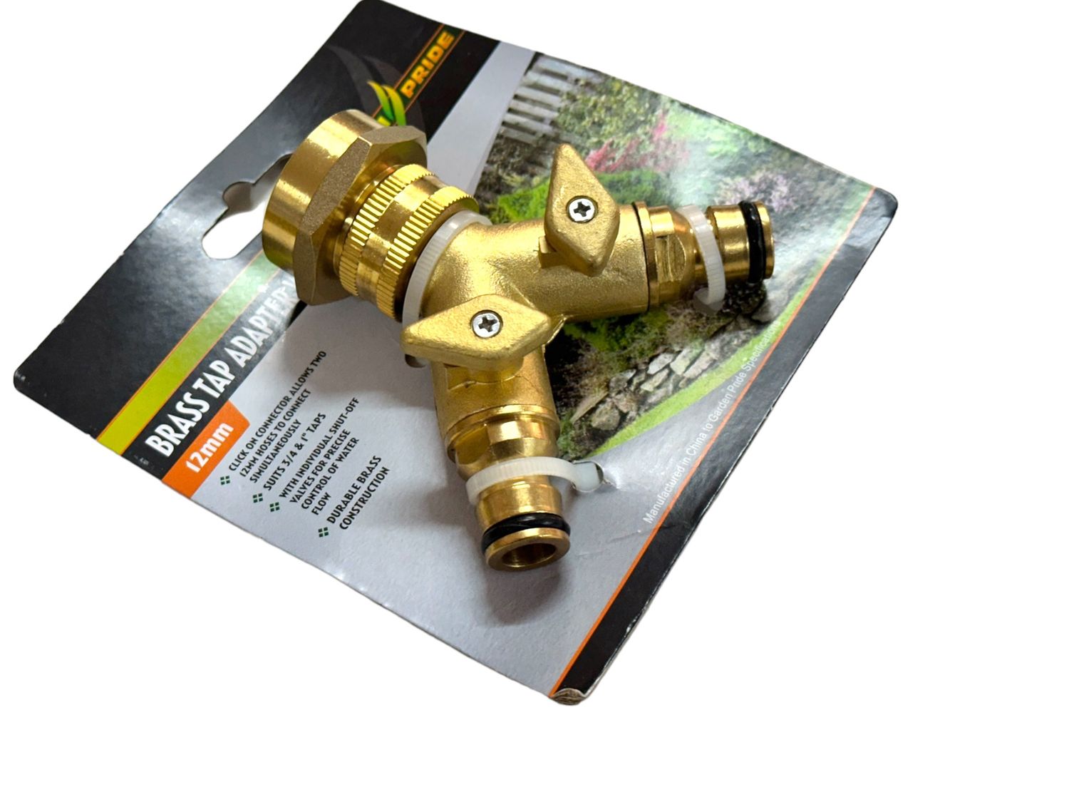 Brass Tap Adaptor 2 Way