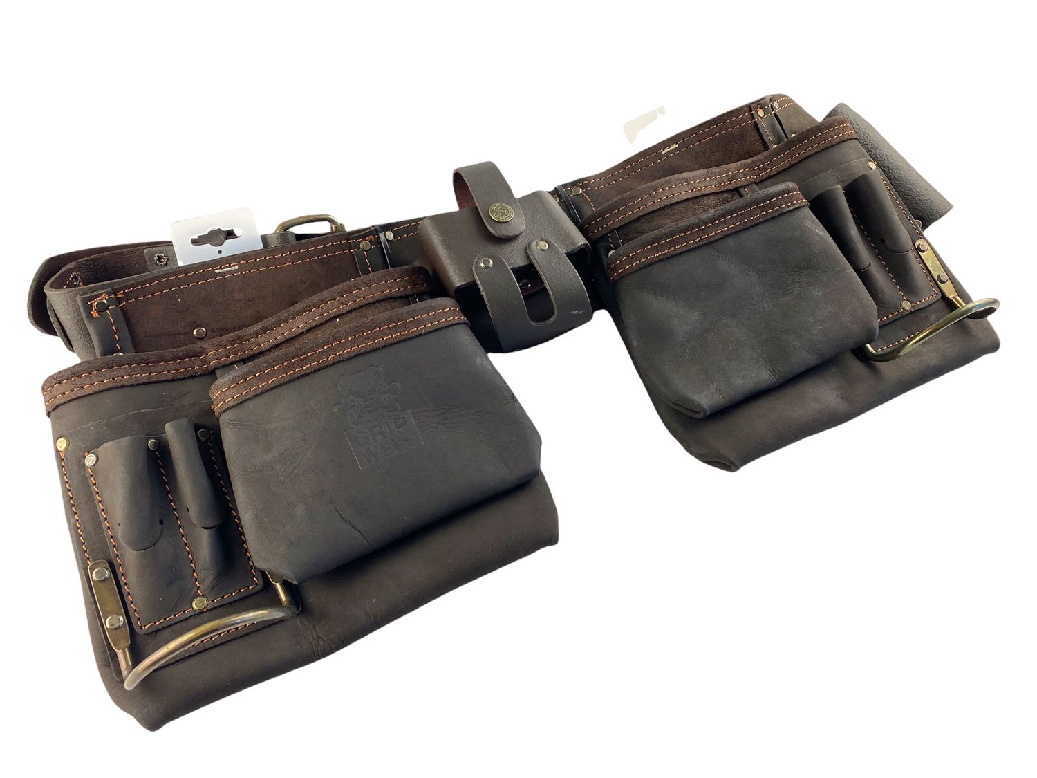 Double Oil Tan Nail Bag Double