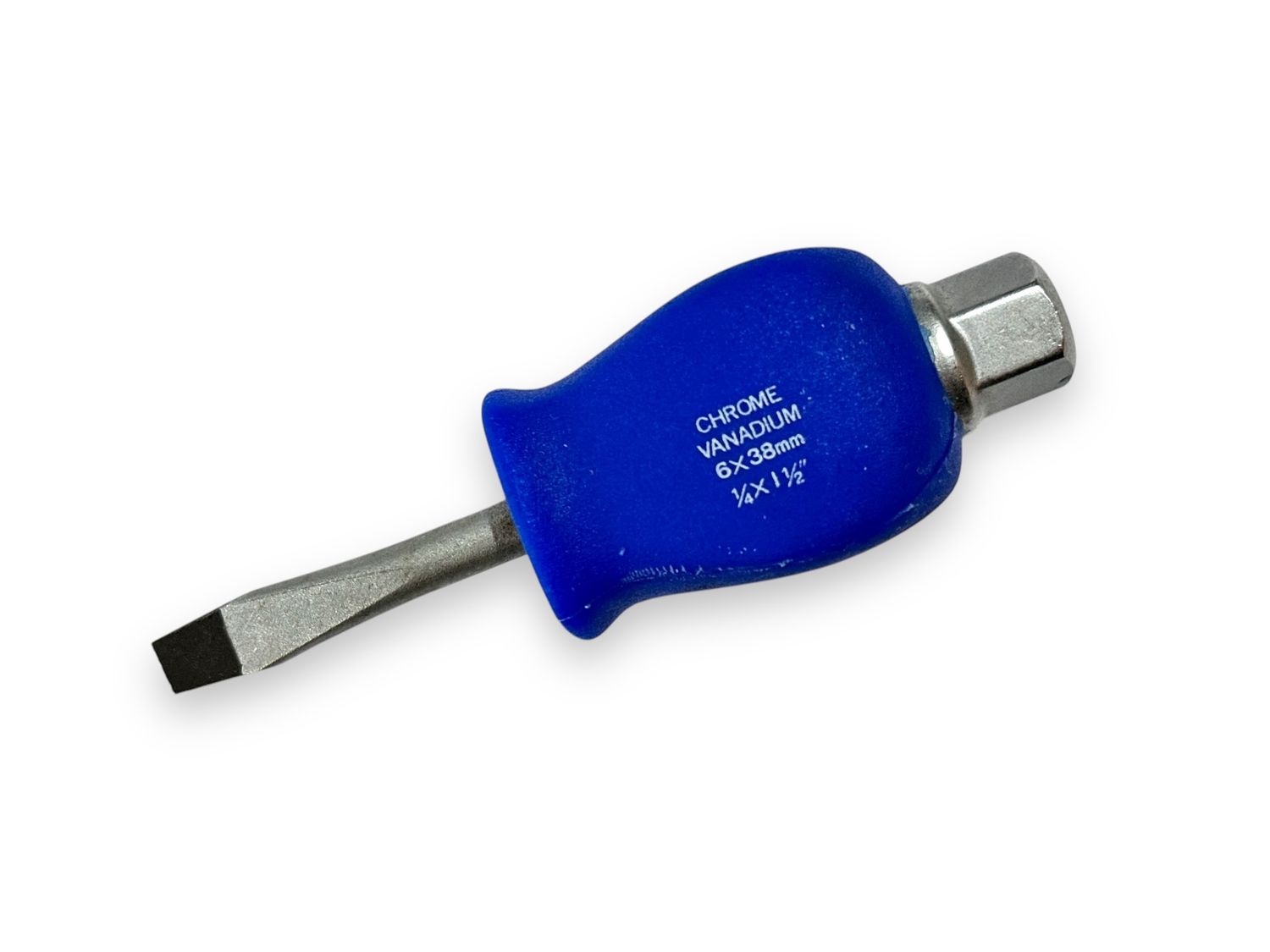 Flat Stubby Screwdriver 6mm Magnetic