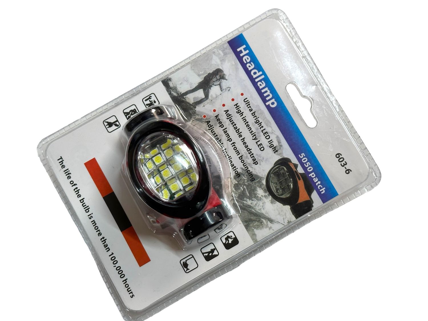 Headlamp LED Adjustable Strap