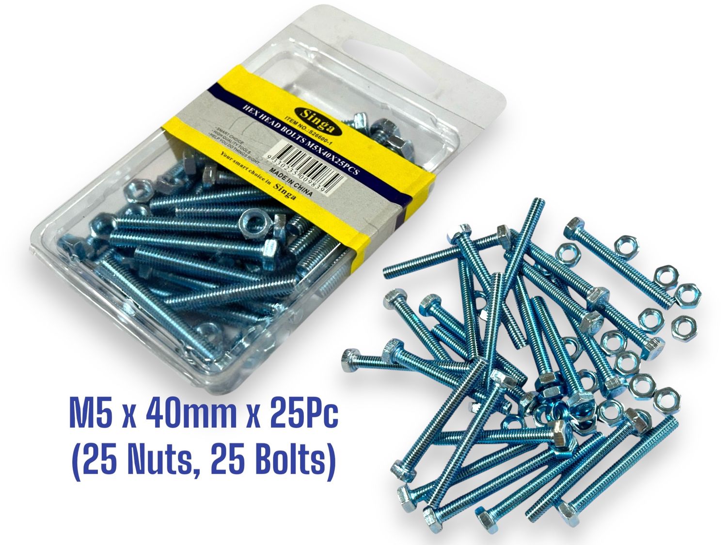 M5 x 40mm Nuts and Bolts