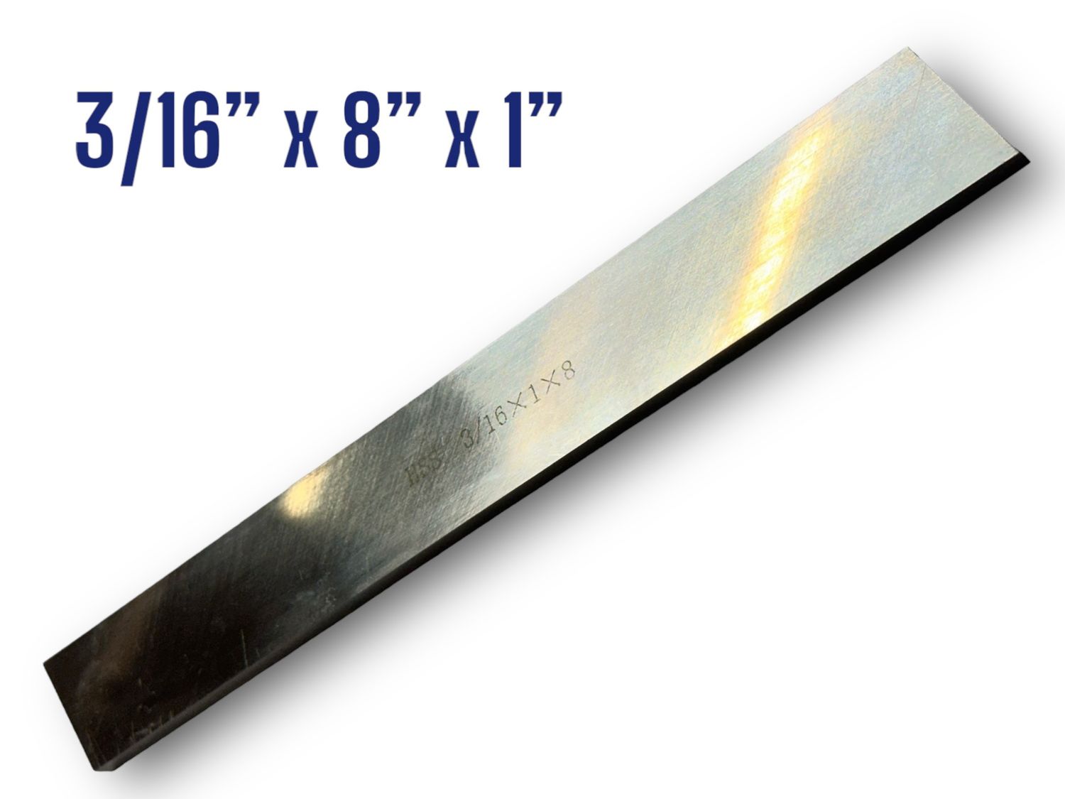 Parting Off Steel Parallel 1" x 3/16 x 8"