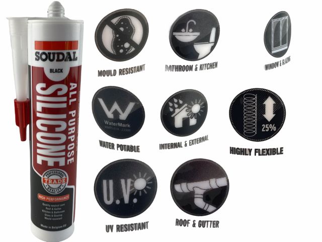 Silicone Black 300ml